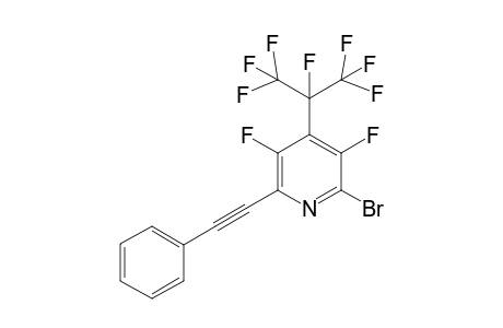 6-Bromo-3,5-difluoro-2-phenylethynyl-4-(1,2,2,2-tetraffluoro-1-trifluoromethylethyl)pyridine