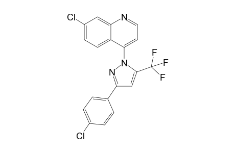 4-[3-(4-CHLOROPHENYL)-5,5,5-TRIFLUOROMETHYL-1H-PYRROL-1-YL]-7-CHLOROQUINOLINE