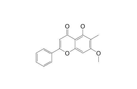 5-Hydroxy-6-methyl-7-methoxyflavone