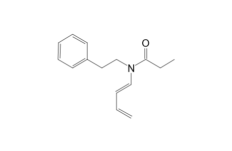 N-[(E)-Buta-1,3-dienyl]-N-(2-phenylethyl)propanamide