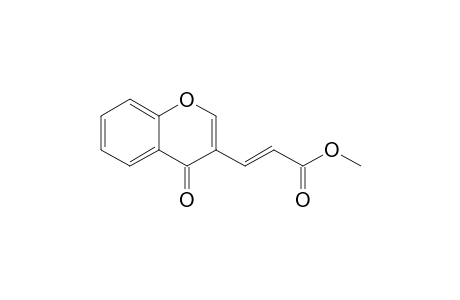 (E)-Methyl 3-(4-oxo-4H-1-benzopyran-3-yl)propenoate