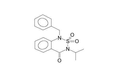 1-BENZYL-3-ISOPROPYL-1H-2,1,3-BENZOTHIADIAZIN-(4)-3H-ONE 2,2-DIOXIDE