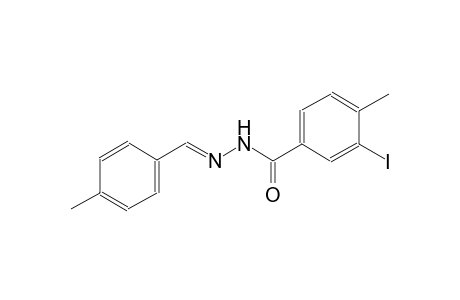 3-iodo-4-methyl-N'-[(E)-(4-methylphenyl)methylidene]benzohydrazide