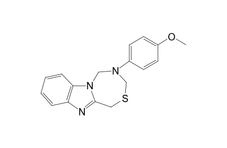 4-(4-Methoxyphenyl)-4,5-dihydro-1H,3H-benzo[4,5]imidazo[1,2-e][1,3,5]thiadiazepine