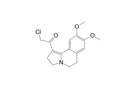 1-(chloroacetyl)-8,9-dimethoxy-2,3,5,6-tetrahydropyrrolo[2,1-a]isoquinoline