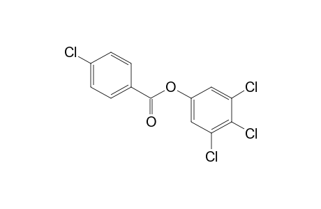 p-chlorobenzoic acid, 3,4,5-trichlorophenyl ester