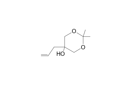 2,2-Dimethyl-5-(prop-2'-enyl)-1,3-dioxan-5-ol