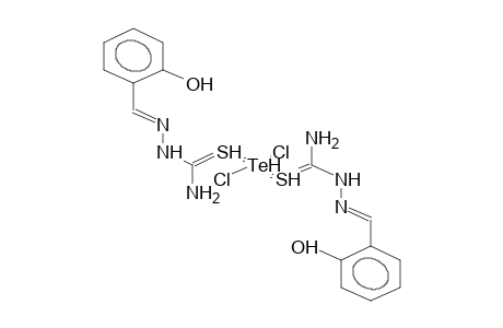 TELLURIUM DICHLORIDE-BIS(SALICYLALDEHYDE THIOSEMICARBAZONE) COMPLEX