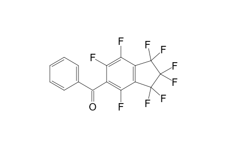 1,1,2,2,3,3,4,6,7-Nonafluoroindan-5-yl(phenyl)-methanone