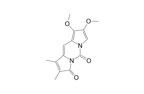 1,2-DIMETHYL-8,9-DIMETHOXY-3H,5H-DIPYRROLO-[1,2-C:2',1'-F]-PYRIMIDINE-3,5-DIONE