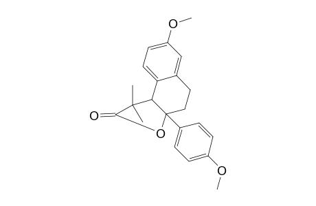 2-METHYL-2-[2'-EPSILON-HYDROXY-6'-METHOXY-2'-EPSILON-(P-METHOXYPHENYL)-1',2',3',4'-TETRAHYDRONAPHTHALEN-1'-EPSILON-YL]-PROPANOIC-ACID-[1,2']-LACTO
