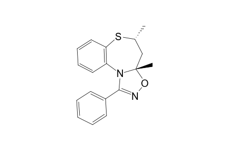 3A,4-DIHYDRO-3A,5-DIMETHYL-1-PHENYL-5H-[1,2,4]-OXADIAZOLO-[5,4-D]-[1,5]-BENZOTHIAZEPINE