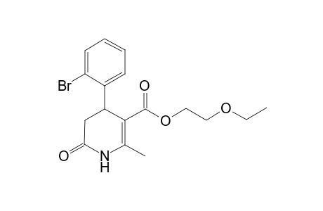 2-Ethoxyethyl 4-(2-bromophenyl)-6-methyl-2-oxidanylidene-3,4-dihydro-1H-pyridine-5-carboxylate