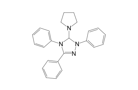 2,4,5-triphenyl-3-(1-pyrrolidinyl)-3H-1,2,4-triazole