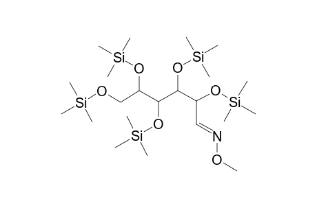 D-Glucose, 2,3,4,5,6-pentakis-O-(trimethylsilyl)-, O-methyloxime