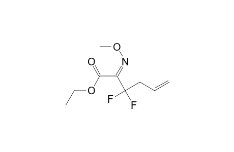 (2E)-3,3-difluoro-2-methoxyimino-5-hexenoic acid ethyl ester