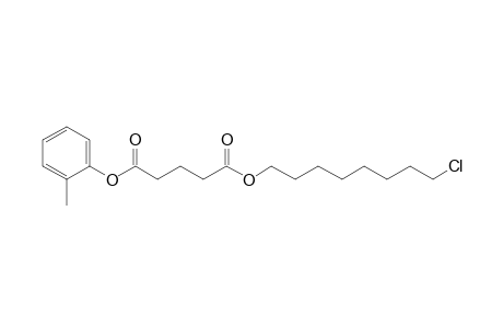 Glutaric acid, 8-chlorooctyl 2-methylphenyl ester