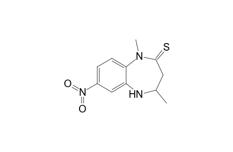 1,4-Dimethyl-7-nitro-1,3,4,5-tetrahydro-2H-1,5-benzodiazepine-2-thione