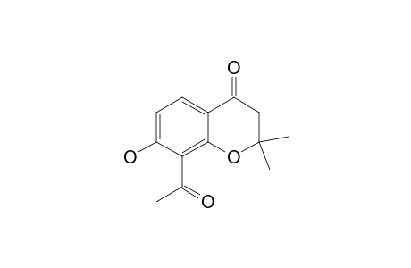 8-Acetyl-7-hydroxy-2,2-dimethyl-3,4-dihydro-2H-1-benzopyran-4-one