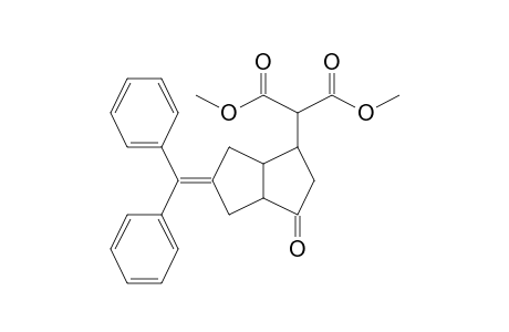 Bicyclo[3.3.1]octan-2-one, 4-[bis(methoxycarbonyl)methyl]-7-(diphenylmethylene)-