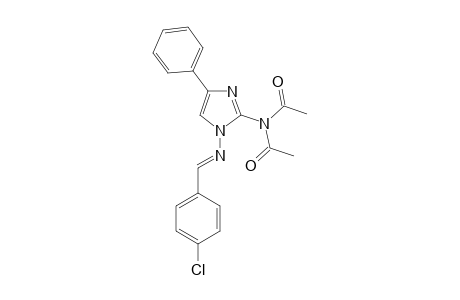 N-Acetyl-N-[4'-phenyl-1'-(p-chlorophenylmethylene)amino]-1H-imidazol-2'-yl}-acetamide