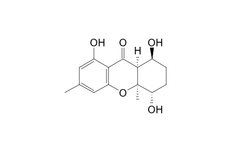 (1S,4S,4aS,9aS)-1,4,8-Trihydroxy-4a,6-dimethyl-1,2,3,4,4a,9a,-hexahydro-9H-xanthen-9-one