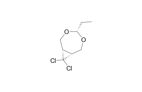 ENDO-8,8-DICHLORO-4-ETHYL-3,5-DIOXABICYCLO-[5.1.0]-OCTANE