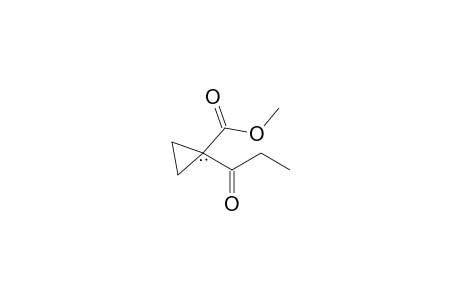 1-(1-Oxopropyl)-1-cyclopropanecarboxylic acid methyl ester