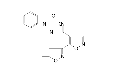 3-methyl-5-(5-methyl-3-isoxazolyl)-O-(phenylcarbamoyl)-4-isoxazolecarboxamidoxime