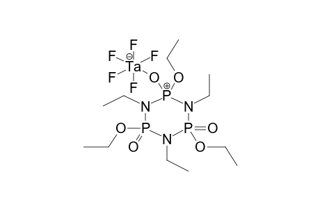 1,3,5-TRIETHOXY-2,4,6-TRIETHYL-1,3,5-TRIOXOCYCLOTRIPHOSPHAZANE-TANTALUM PENTAFLUORIDE COMPLEX