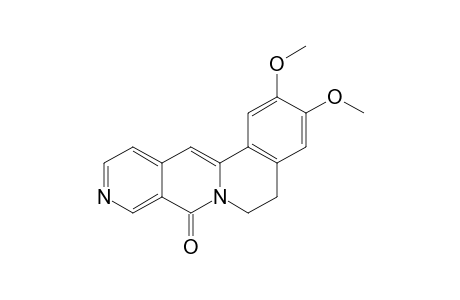 5,6-DIHYDRO-2,3-DIMETHOXY-8H-ISOQUINO-[2,1-B]-[2,7]-NAPHTHYRIDIN-8-ONE