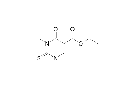 3-Methyl-4-oxo-2-sulfanylidene-1H-pyrimidine-5-carboxylic acid ethyl ester