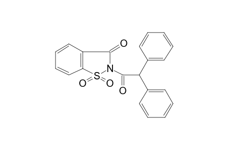 2-Diphenylacetyl-benzisothiazolinone-1,1-dioxide