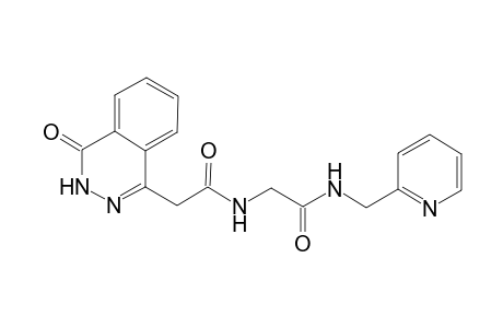 1-phthalazineacetamide, 3,4-dihydro-4-oxo-N-[2-oxo-2-[(2-pyridinylmethyl)amino]ethyl]-