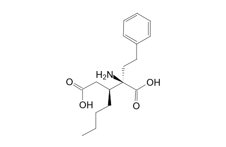 (2R,3S)-2-Amino-3-butyl-2-phenethyl-pentanedioic acid