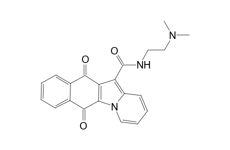 6,11-Dioxo-6,11-dihydro-benzo[f]pyrido[1,2-a]indole-(2-dimethylamino-ethyl)-12-carboxamide