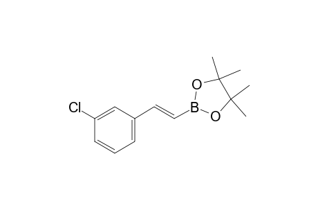 (E)-2-(3-chlorostyryl)-4,4,5,5-tetramethyl-1,3,2-dioxaborolane