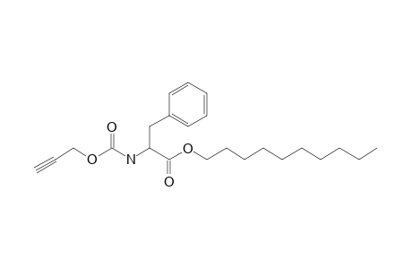 L-Phenylalanine, N-propargyloxycarbonyl-, decyl ester