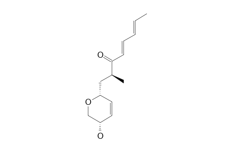 [R-(R*,R*),5-ALPHA-(E,E)]-1-(5,6-DIHYDRO-5-HYDROXY-2-H-PYRAN-2-YL)-2-METHYL-4,6-OCTADIEN-3-ONE