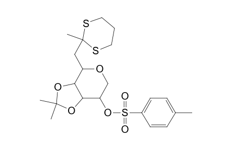 Toluene-4-sulfonic acid, 2,2-dimethyl-4-(2-methyl-[1,3]dithian-2-ylmethyl)tetrahydro-[1,3]dioxolo[4,5-c]pyran-7-yl ester