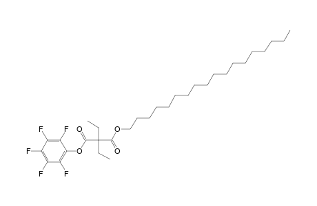 Diethylmalonic acid, octadecyl pentafluorophenyl ester