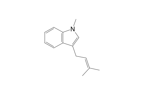 1-Methyl-3-(3-methylbut-2-enyl)indole