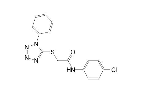 N-(4-chlorophenyl)-2-[(1-phenyl-1H-tetraazol-5-yl)sulfanyl]acetamide