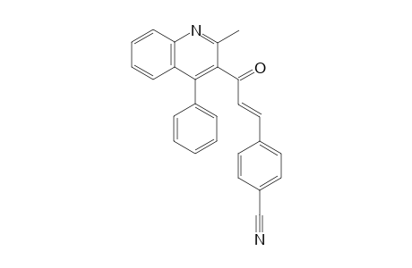 (E)-3-(4-Cyanophenyl)-1-(2-methyl-4-phenylquinol-3-yl)prop-2-en-1-one