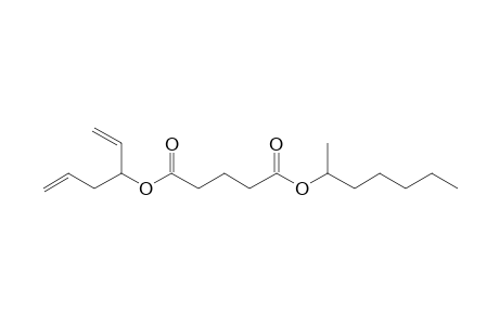 Glutaric acid, hexa-1,5-dien-3-yl hept-2-yl ester