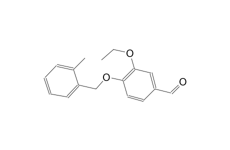 Benzaldehyde, 3-ethoxy-4-[(2-methylphenyl)methoxy]-