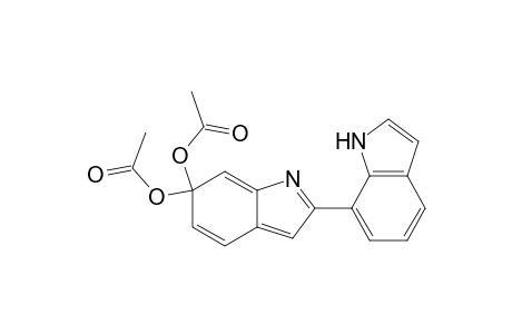 [2,7'-Bi-1H-indole]-6,6'-diol, diacetate (ester)