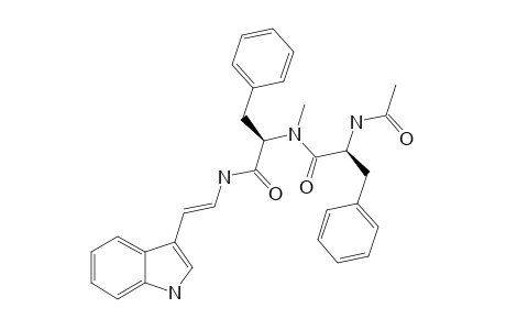 MIYAKAMIDE-A2;N-ACETYL-L-PHENYLALANYL-N-METHYL-L-PHENYLALANYL-(ALPHA-E)-ALPHA,BETA-DIDEHYDROTRYPTAMINE