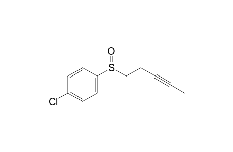 p-Chlorophenyl 3-pentynyl sulfoxide