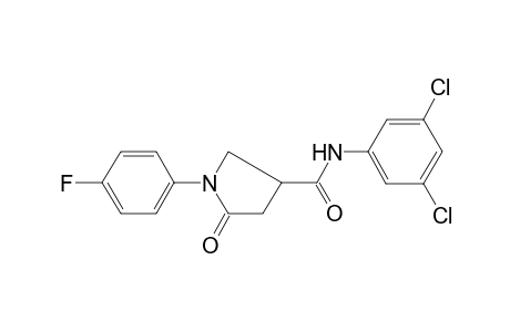 Pyrrolidine-3-carboxamide, N-(3,5-dichlorophenyl)-1-(4-fluorophenyl)-5-oxo-